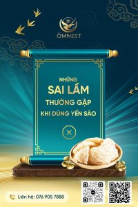 NHỮNG SAI LẦM THƯỜNG GẶP KHI DÙNG YẾN SÀO 9 1 1