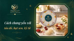 Yến chưng táo đỏ hạt sen kỷ tử