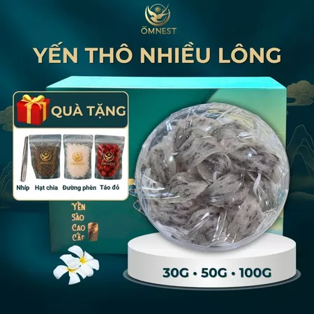Tổ Yến Thô Nhiều Lông - Giá tiết kiệm 1 yen tho nhieu long