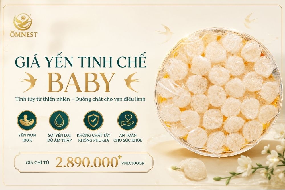 gia yen tinh che baby bao nhieu