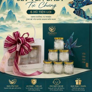 SET YẾN BABY TỰ CHƯNG 6 HỦ – DINH DƯỠNG TINH KHIẾT CHO BÉ YÊU