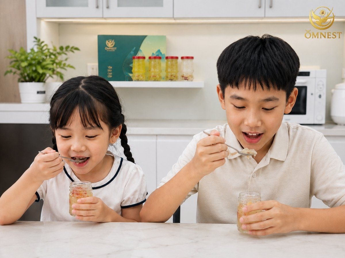 Bé mấy tuổi ăn được yến