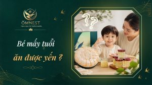 bé mấy tuổi ăn được yến
