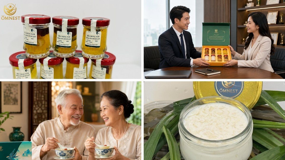 Đặt yến chưng tươi giao trong ngày làm quà tặng 