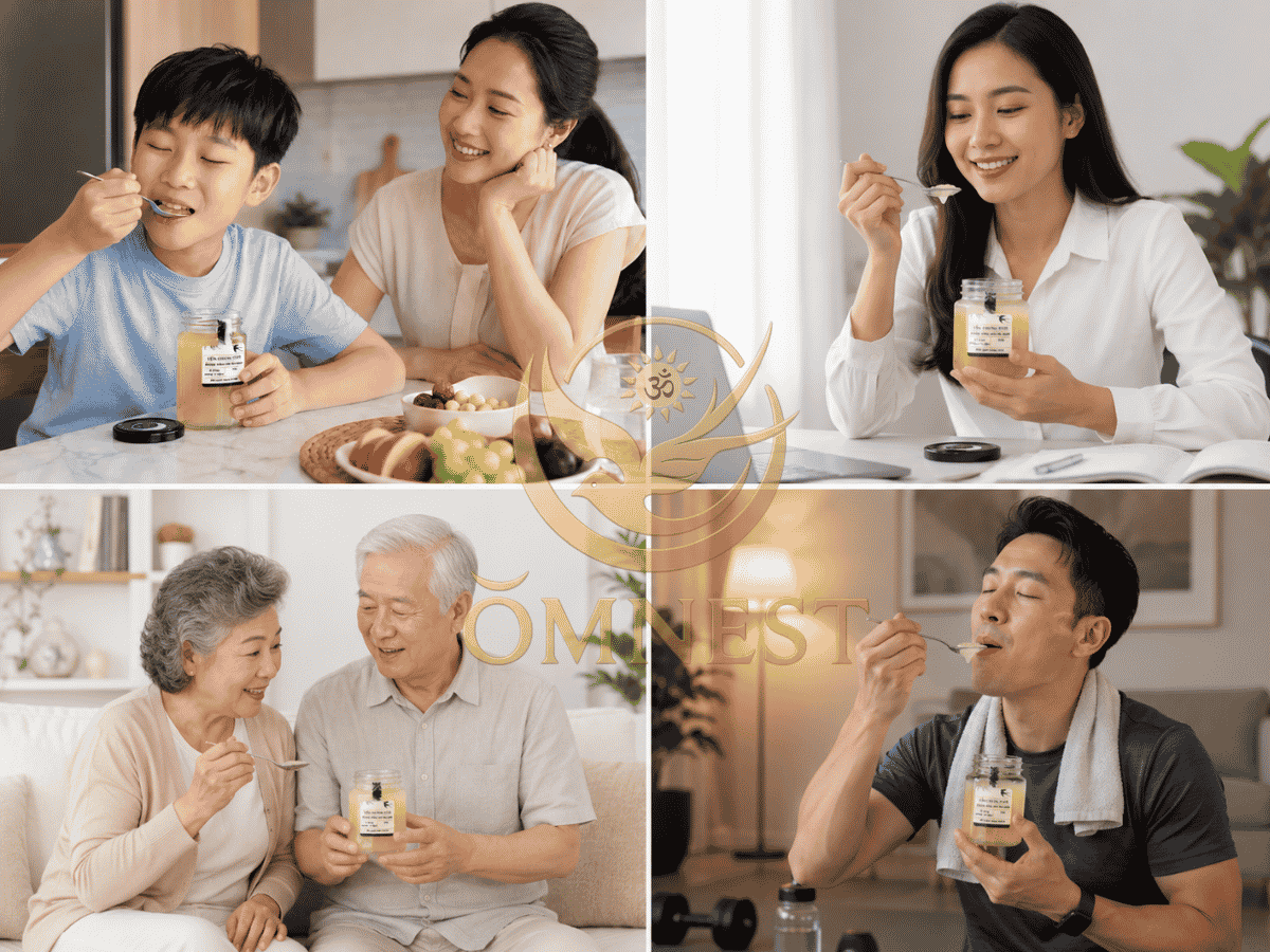 Lợi ích sức khỏe của yến hũ chưng sẵn