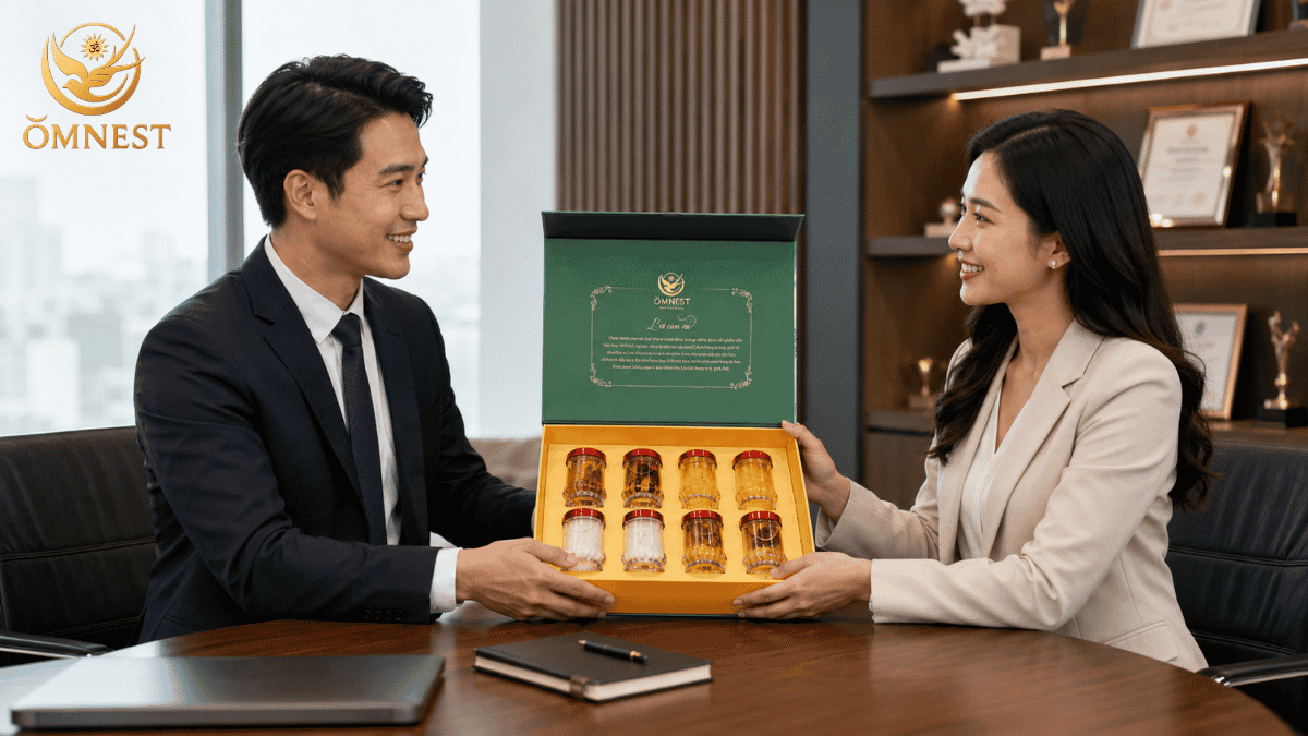 Cách chọn hộp quà yến sào theo từng đối tượng 5 Yến sào lựa chọn quà tặng sếp phù hợp