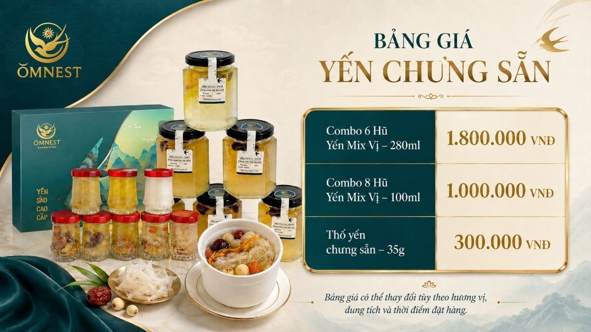 Tác dụng của yến chưng đối với sức khỏe như thế nào? 5 mua yen chung san tai omnest boi bo suc khoe tien loi