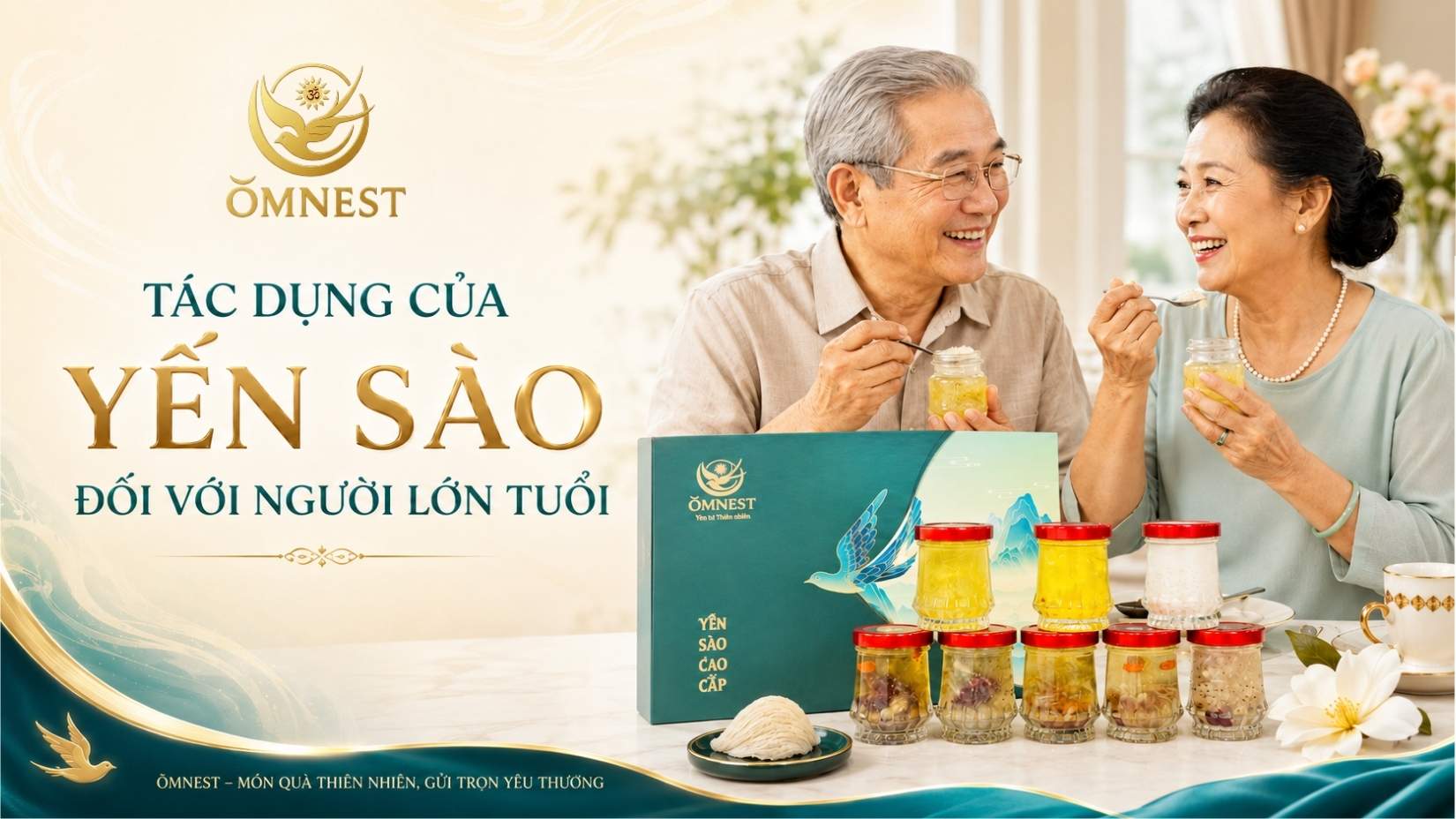 Tác dụng của yến sào đối với người lớn tuổi